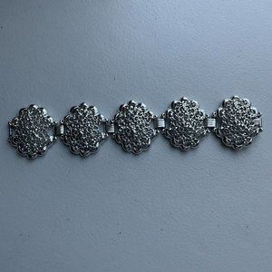 Metal Lace Bracelet 7”
